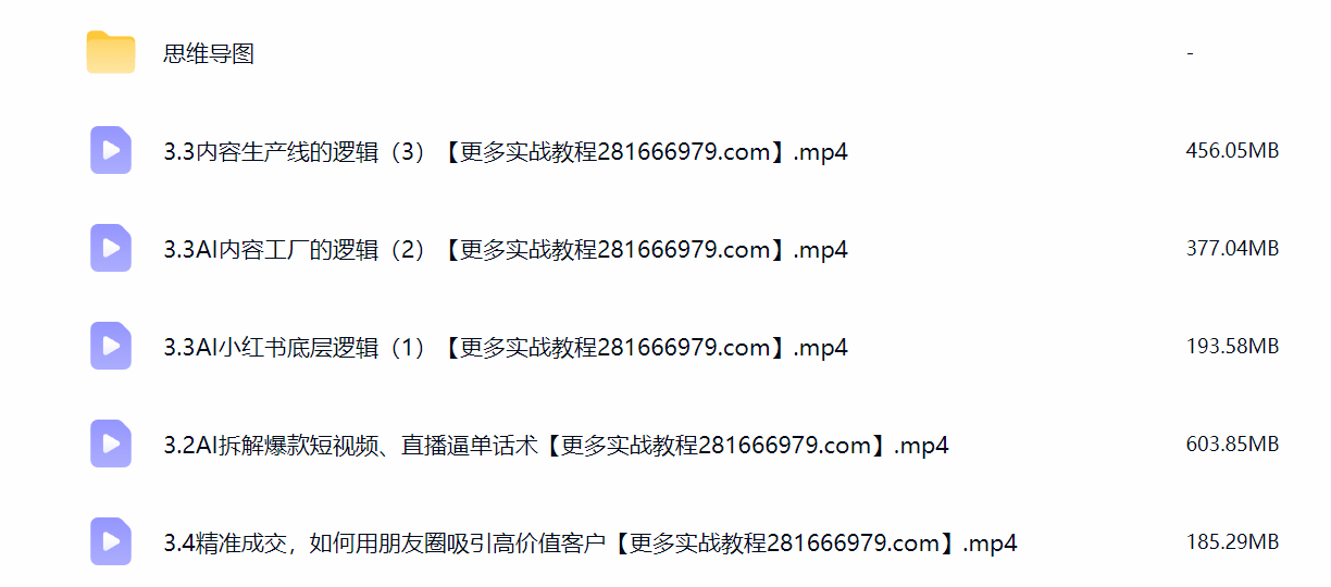 然百捷网络科技AI内训课目录 全域增长教程下载 网赚教程资源